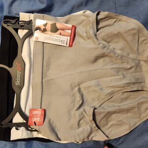 Skinnygirl Shapewear Set in Black, White, and Gray